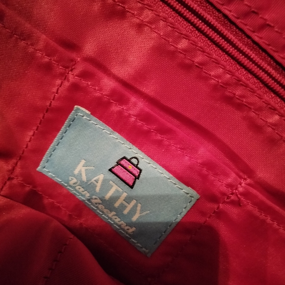 Kathy van Zeeland satchel purse.large .black. - Picture 5 of 7